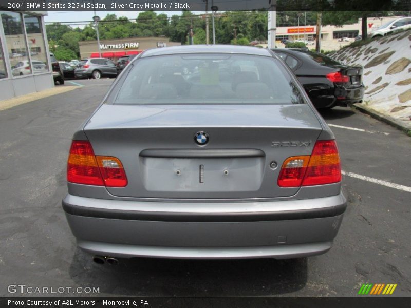 Silver Grey Metallic / Black 2004 BMW 3 Series 325xi Sedan