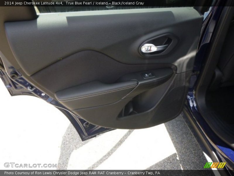 True Blue Pearl / Iceland - Black/Iceland Gray 2014 Jeep Cherokee Latitude 4x4