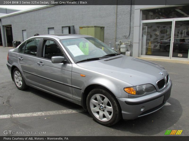 Silver Grey Metallic / Black 2004 BMW 3 Series 325xi Sedan