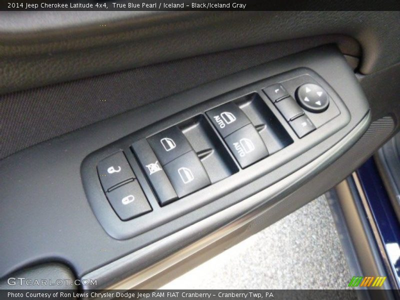 True Blue Pearl / Iceland - Black/Iceland Gray 2014 Jeep Cherokee Latitude 4x4