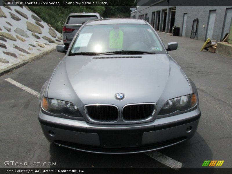 Silver Grey Metallic / Black 2004 BMW 3 Series 325xi Sedan