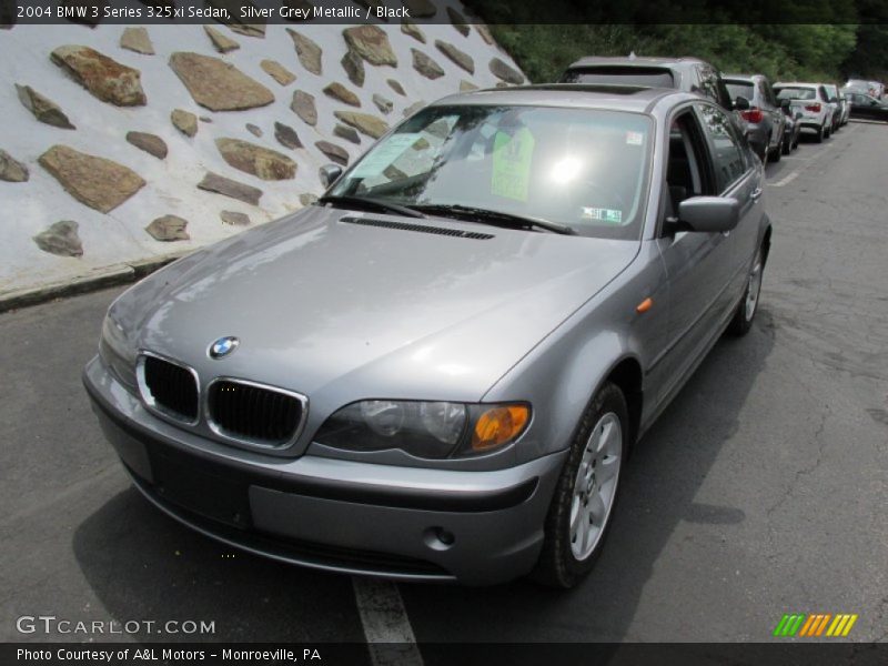 Silver Grey Metallic / Black 2004 BMW 3 Series 325xi Sedan
