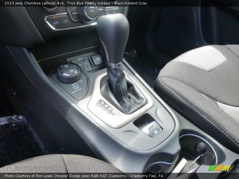 True Blue Pearl / Iceland - Black/Iceland Gray 2014 Jeep Cherokee Latitude 4x4