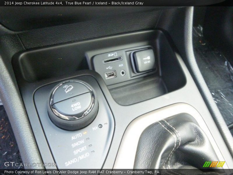 True Blue Pearl / Iceland - Black/Iceland Gray 2014 Jeep Cherokee Latitude 4x4
