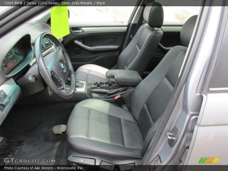 Silver Grey Metallic / Black 2004 BMW 3 Series 325xi Sedan