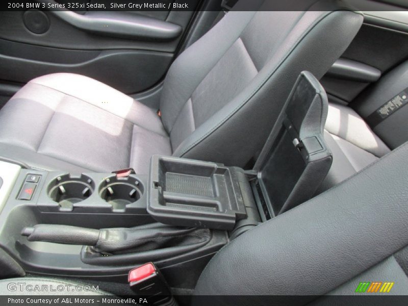 Silver Grey Metallic / Black 2004 BMW 3 Series 325xi Sedan