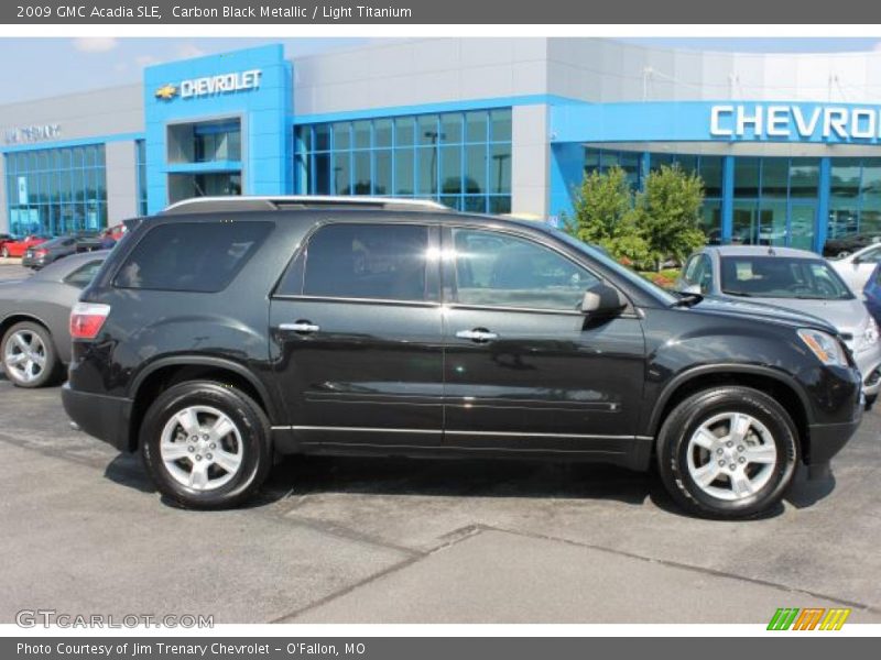 Carbon Black Metallic / Light Titanium 2009 GMC Acadia SLE