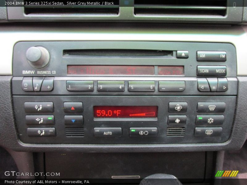 Silver Grey Metallic / Black 2004 BMW 3 Series 325xi Sedan