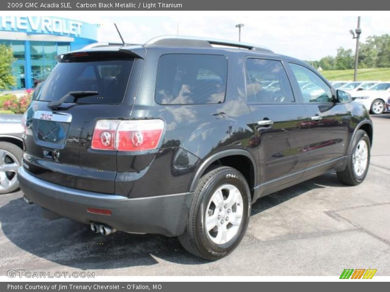 Carbon Black Metallic / Light Titanium 2009 GMC Acadia SLE