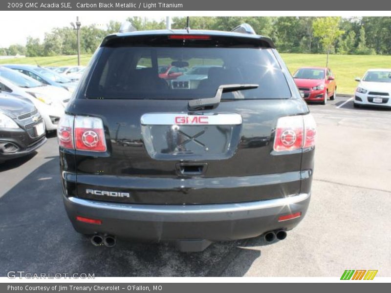 Carbon Black Metallic / Light Titanium 2009 GMC Acadia SLE