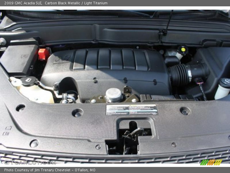 Carbon Black Metallic / Light Titanium 2009 GMC Acadia SLE