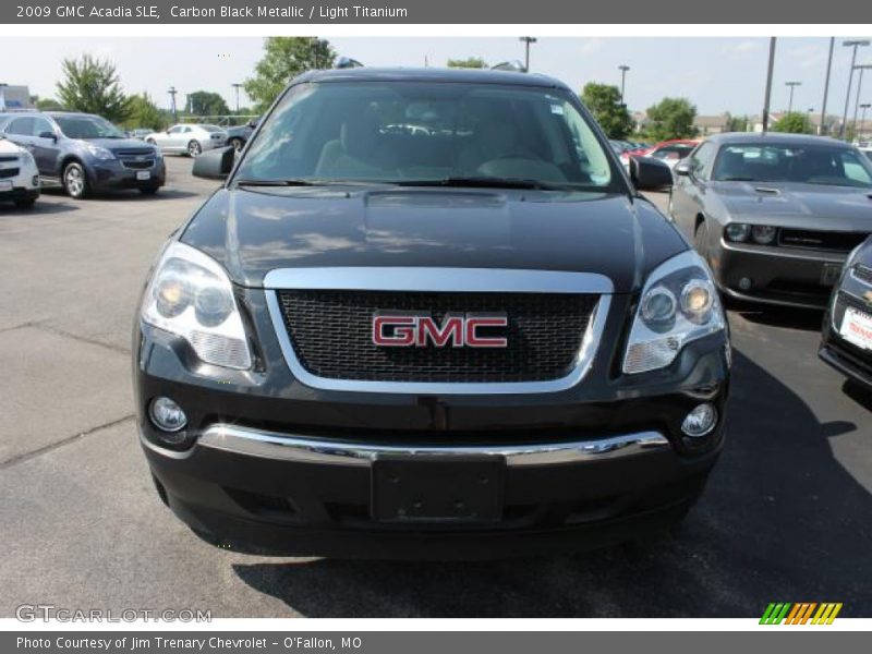 Carbon Black Metallic / Light Titanium 2009 GMC Acadia SLE