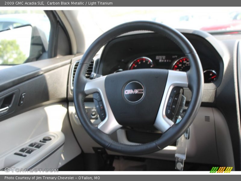 Carbon Black Metallic / Light Titanium 2009 GMC Acadia SLE