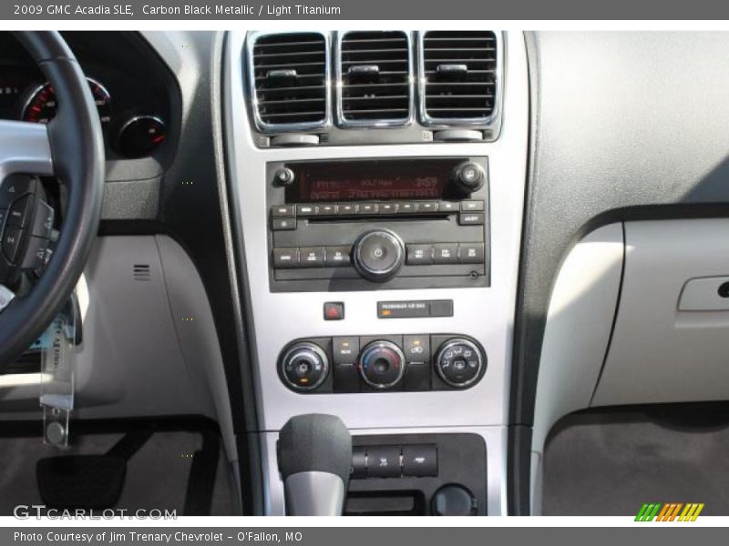 Carbon Black Metallic / Light Titanium 2009 GMC Acadia SLE