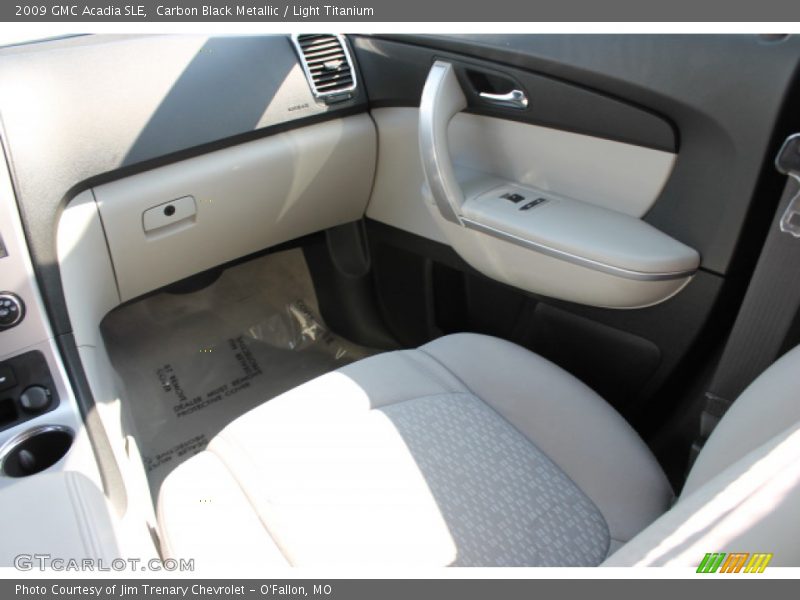 Carbon Black Metallic / Light Titanium 2009 GMC Acadia SLE