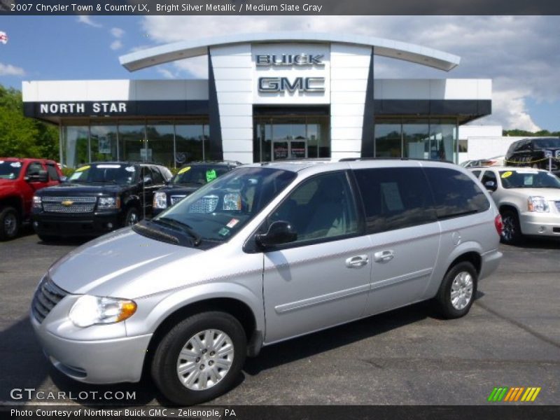 Bright Silver Metallic / Medium Slate Gray 2007 Chrysler Town & Country LX