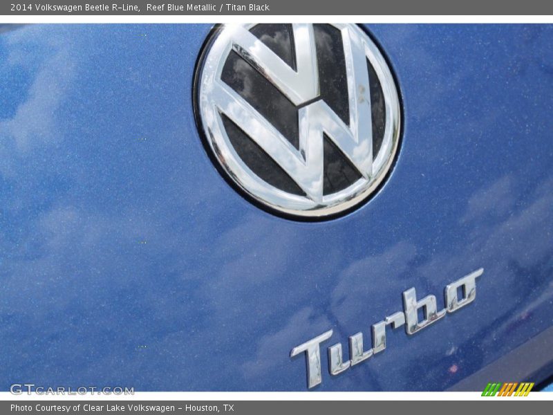 Reef Blue Metallic / Titan Black 2014 Volkswagen Beetle R-Line