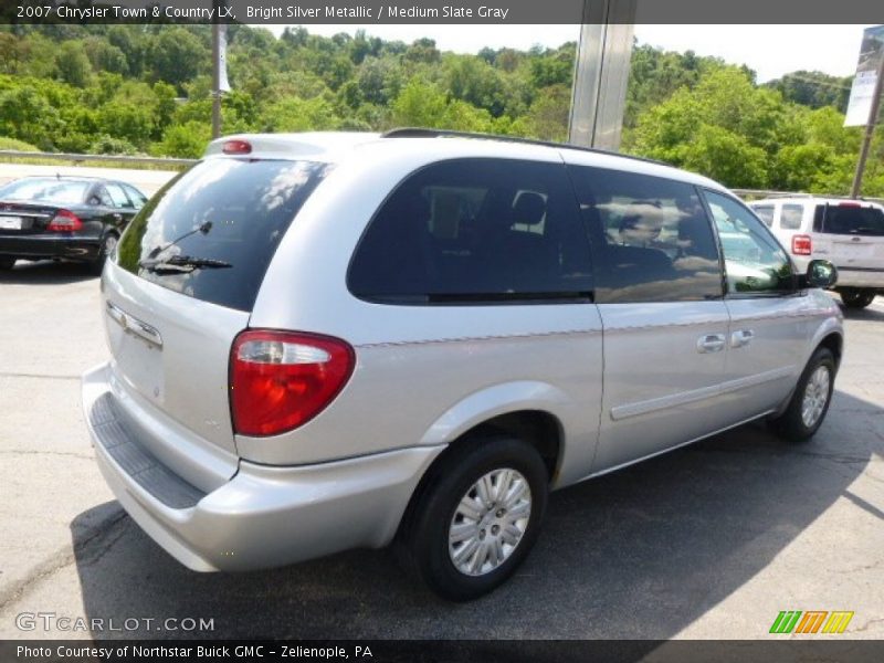 Bright Silver Metallic / Medium Slate Gray 2007 Chrysler Town & Country LX