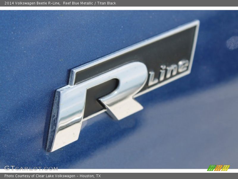 Reef Blue Metallic / Titan Black 2014 Volkswagen Beetle R-Line