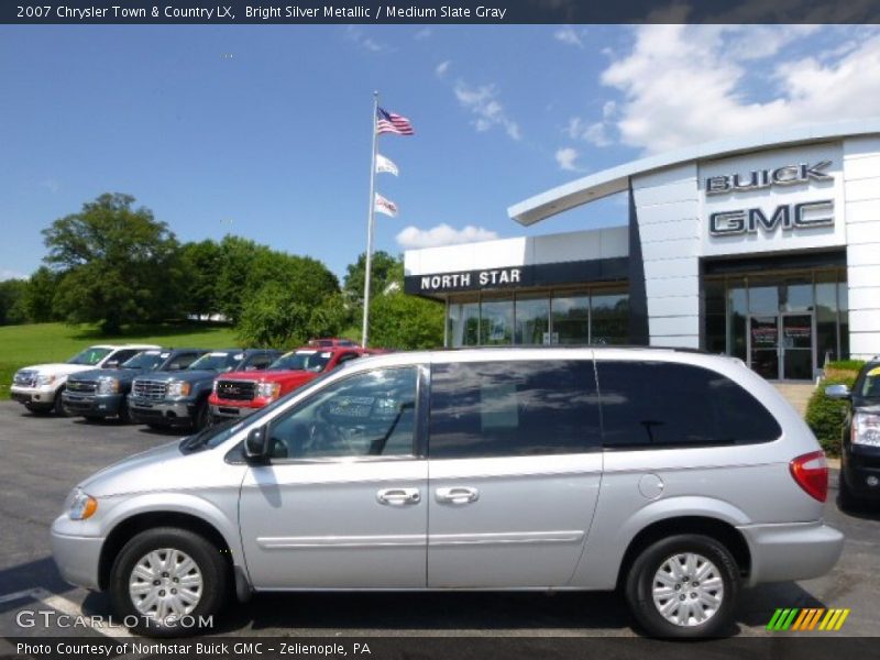 Bright Silver Metallic / Medium Slate Gray 2007 Chrysler Town & Country LX