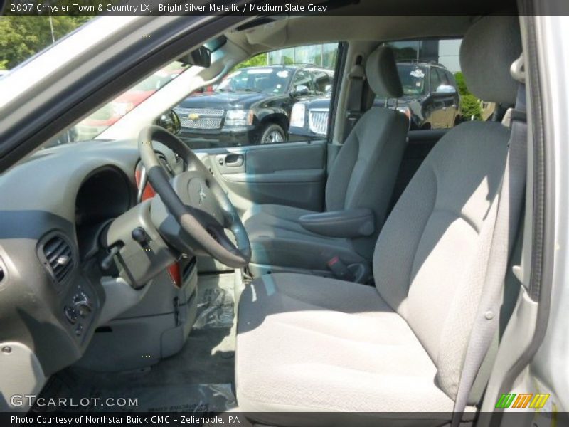 Bright Silver Metallic / Medium Slate Gray 2007 Chrysler Town & Country LX