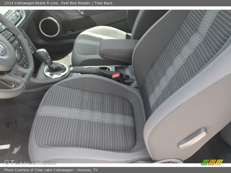 Reef Blue Metallic / Titan Black 2014 Volkswagen Beetle R-Line