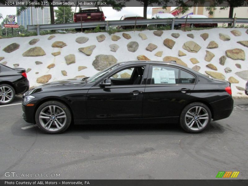 Jet Black / Black 2014 BMW 3 Series 335i xDrive Sedan