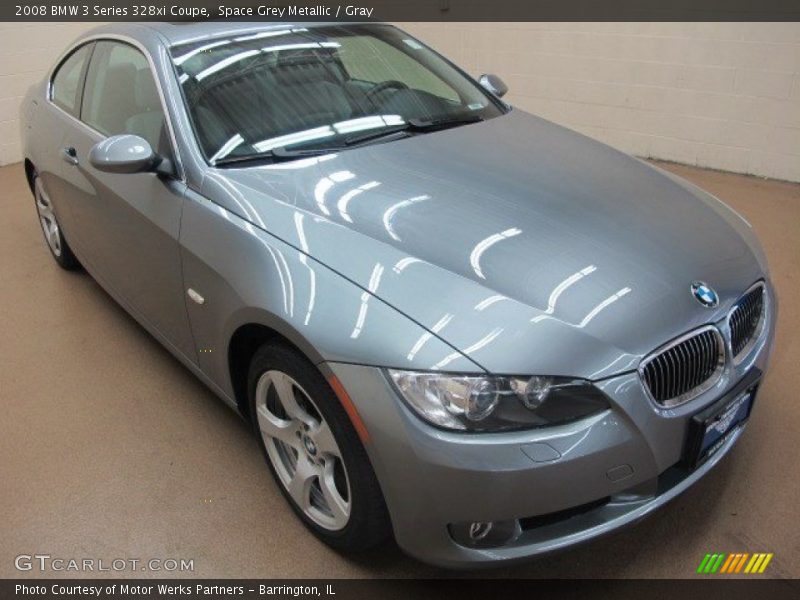 Space Grey Metallic / Gray 2008 BMW 3 Series 328xi Coupe