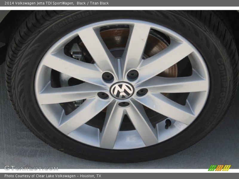 Black / Titan Black 2014 Volkswagen Jetta TDI SportWagen