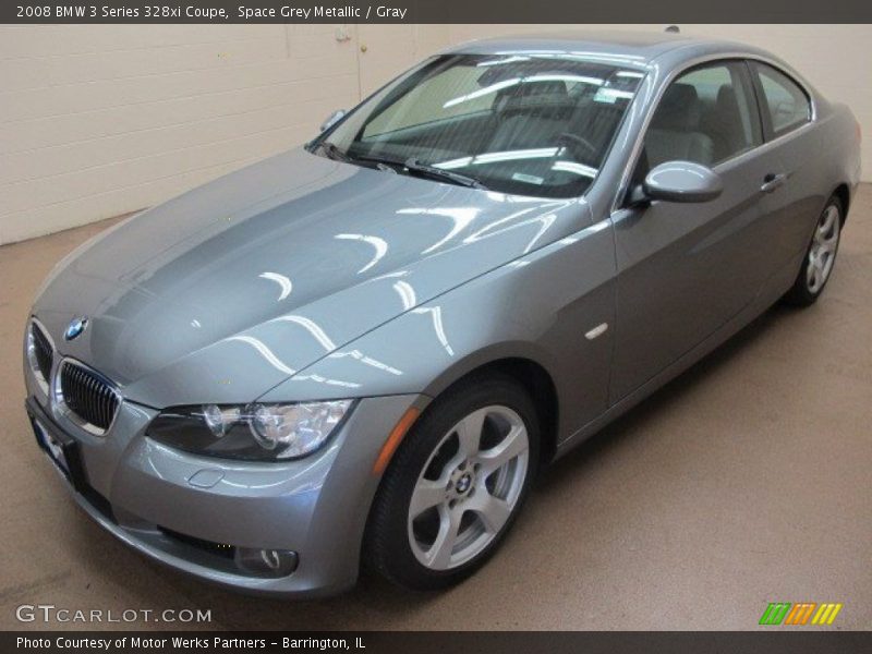 Space Grey Metallic / Gray 2008 BMW 3 Series 328xi Coupe