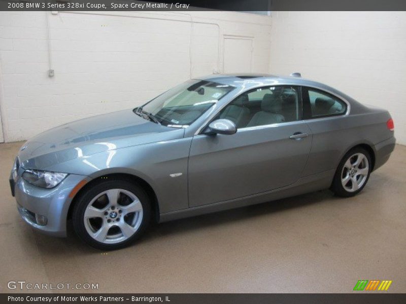 Space Grey Metallic / Gray 2008 BMW 3 Series 328xi Coupe