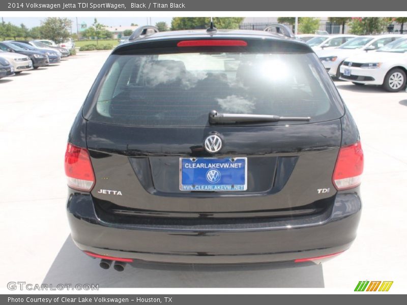 Black / Titan Black 2014 Volkswagen Jetta TDI SportWagen
