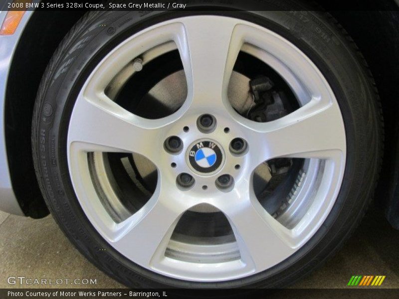 Space Grey Metallic / Gray 2008 BMW 3 Series 328xi Coupe
