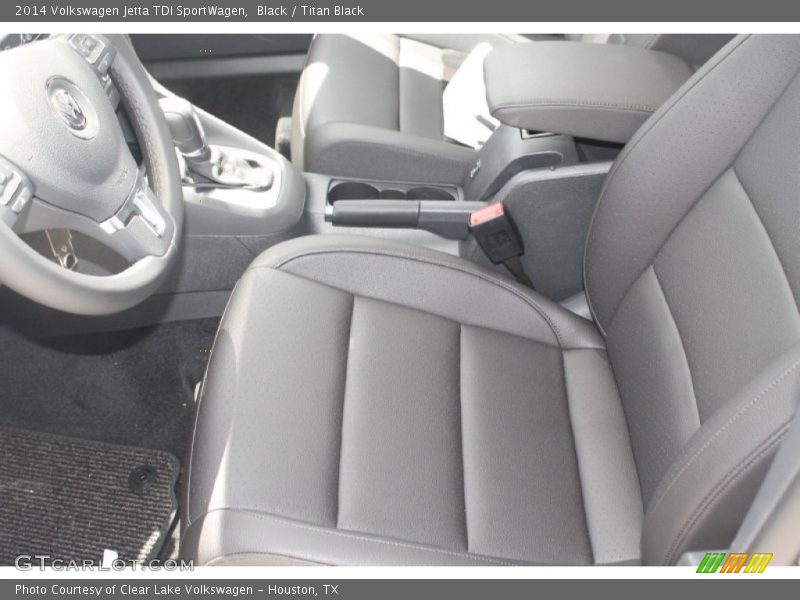 Black / Titan Black 2014 Volkswagen Jetta TDI SportWagen