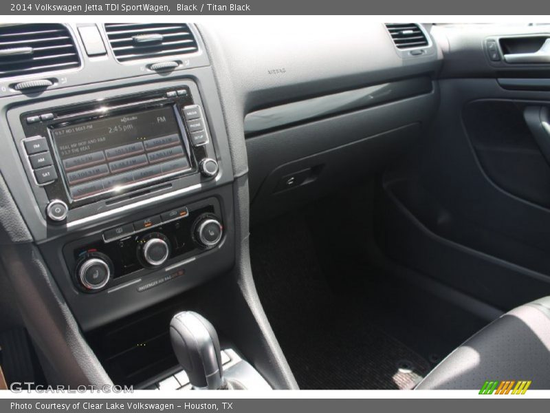 Black / Titan Black 2014 Volkswagen Jetta TDI SportWagen