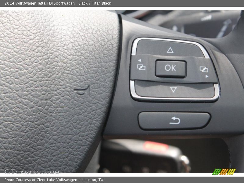 Black / Titan Black 2014 Volkswagen Jetta TDI SportWagen