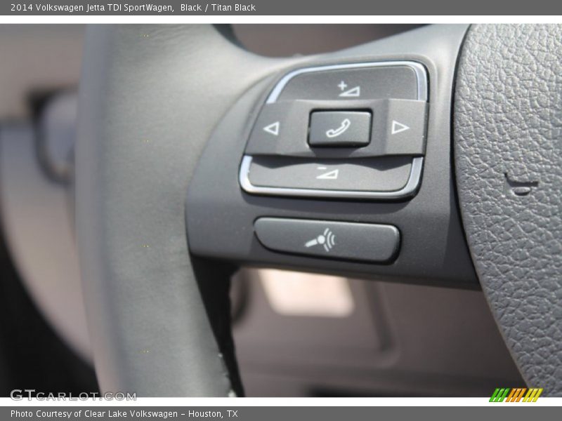 Black / Titan Black 2014 Volkswagen Jetta TDI SportWagen