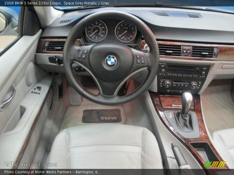 Space Grey Metallic / Gray 2008 BMW 3 Series 328xi Coupe