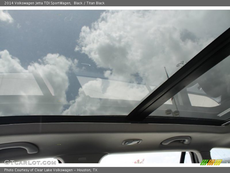 Black / Titan Black 2014 Volkswagen Jetta TDI SportWagen