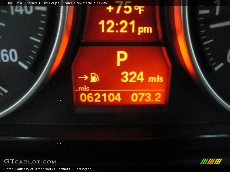 Space Grey Metallic / Gray 2008 BMW 3 Series 328xi Coupe