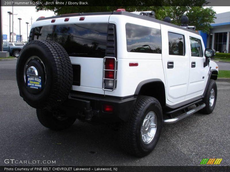 Birch White / Ebony Black 2007 Hummer H2 SUV