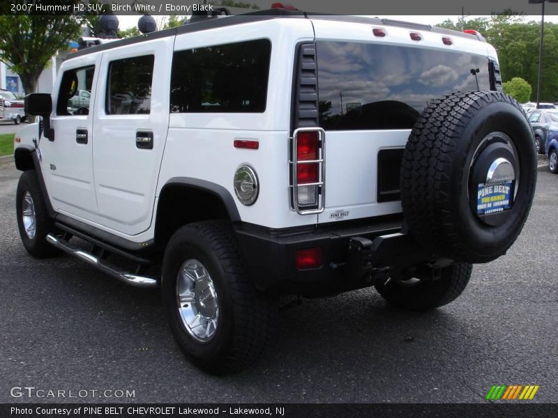 Birch White / Ebony Black 2007 Hummer H2 SUV