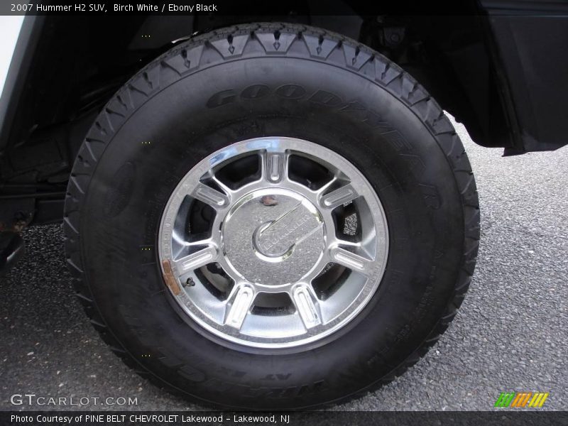 Birch White / Ebony Black 2007 Hummer H2 SUV