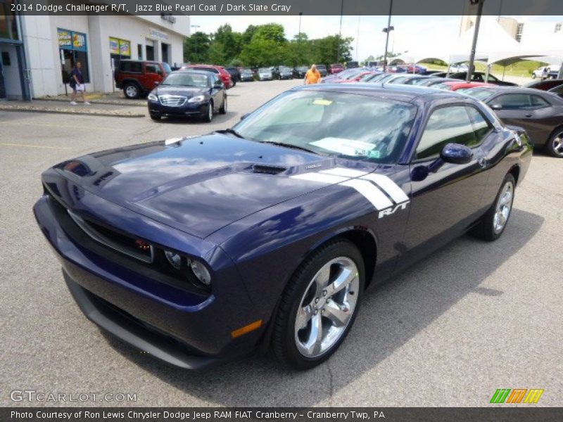 Jazz Blue Pearl Coat / Dark Slate Gray 2014 Dodge Challenger R/T