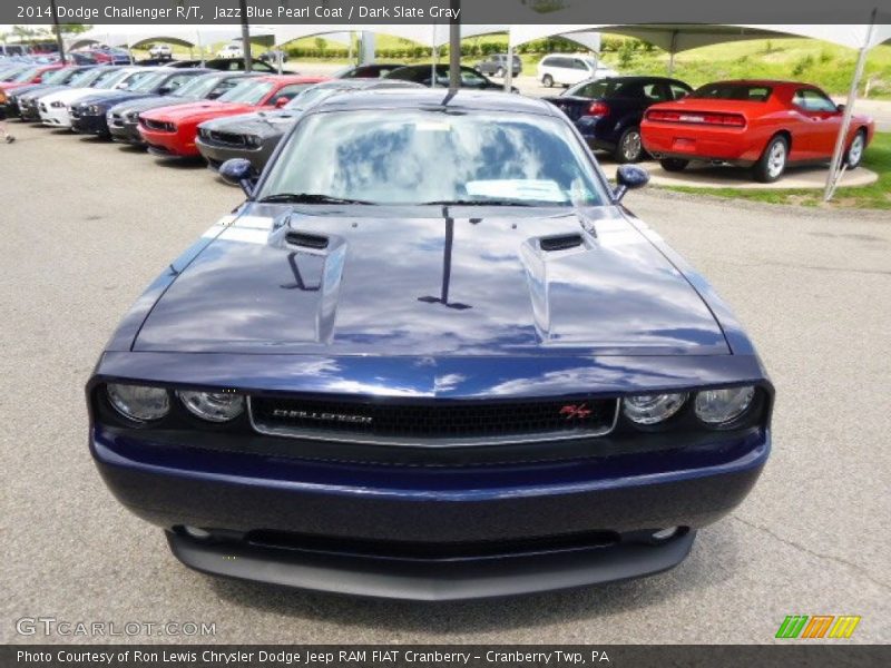Jazz Blue Pearl Coat / Dark Slate Gray 2014 Dodge Challenger R/T