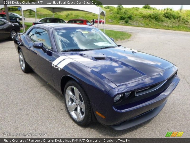 Jazz Blue Pearl Coat / Dark Slate Gray 2014 Dodge Challenger R/T