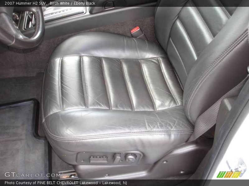 Birch White / Ebony Black 2007 Hummer H2 SUV