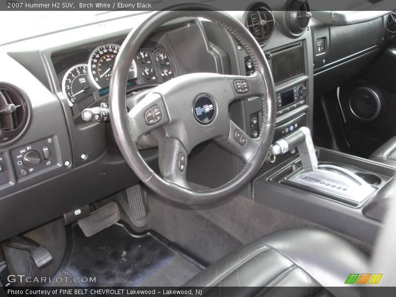 Birch White / Ebony Black 2007 Hummer H2 SUV