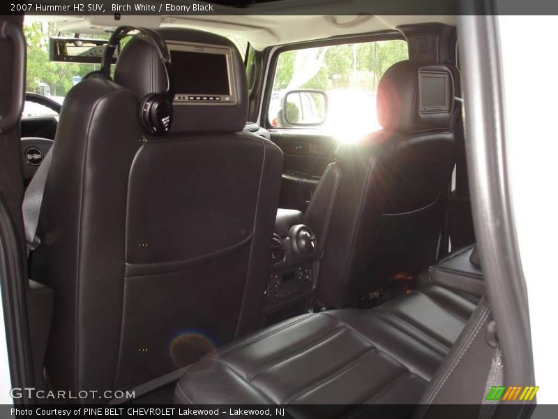Birch White / Ebony Black 2007 Hummer H2 SUV