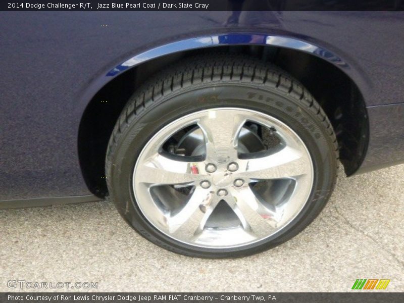 Jazz Blue Pearl Coat / Dark Slate Gray 2014 Dodge Challenger R/T